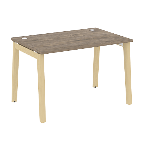 Стол рабочий с 2-мя кабель-каналами и опорами из массива дерева OW.SP-2.8 Onix Wood - фото 12