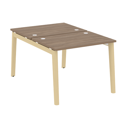 Стол рабочий на 2 рабочих места OW.D.RS-2.1.7, опоры - массив дерева Onix Wood - фото 13
