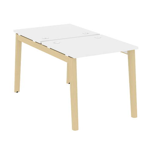 Стол рабочий на 2 рабочих места OW.D.RS-2.0.7 , опоры - массив дерева Onix Wood - фото 7