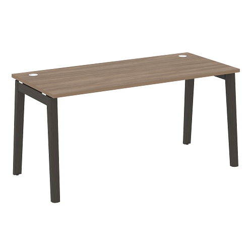 Стол рабочий с 2-мя кабель-каналами и опорами из массива дерева OW.SP-4.7 Onix Wood - фото 7