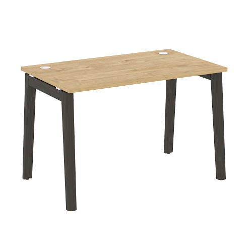 Стол рабочий с 2-мя кабель-каналами и опорами из массива дерева OW.SP-2.7 Onix Wood - фото 6