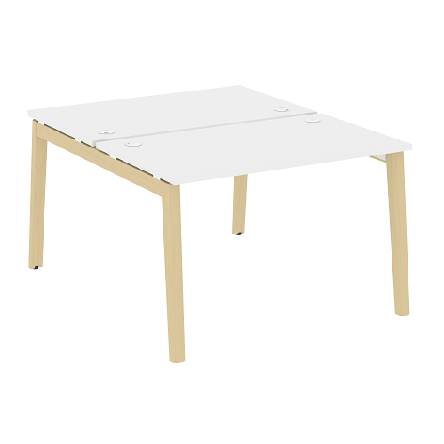Стол рабочий на 2 рабочих места OW.D.RS-2.2.7, опоры - массив дерева Onix Wood - фото 10