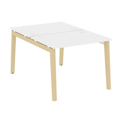 Стол рабочий на 2 рабочих места OW.D.RS-2.1.7, опоры - массив дерева Onix Wood - фото 9