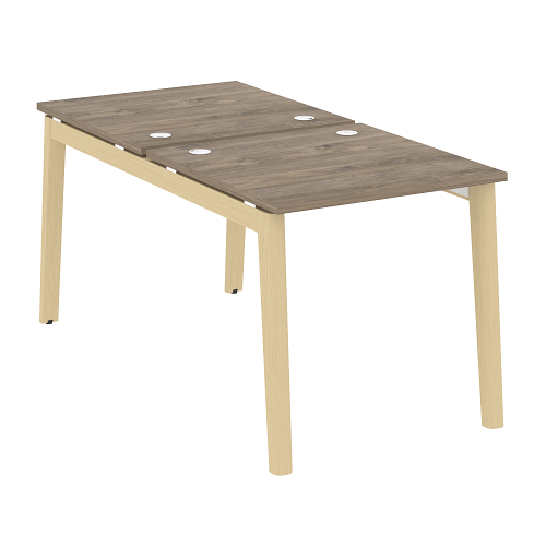 Стол рабочий на 2 рабочих места OW.D.RS-2.0.8, опоры - массив дерева Onix Wood - фото 11