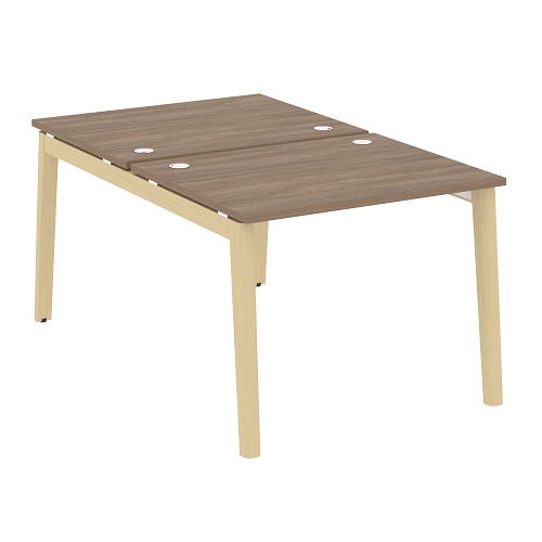 Стол рабочий на 2 рабочих места OW.D.RS-2.1.8 , опоры - массив дерева Onix Wood - фото 13