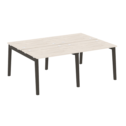 Бенч-система на 4 рабочих места OW.D.RS-4.1.7, опоры - массив дерева Onix Wood - фото 7
