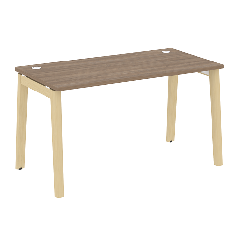 Стол рабочий с 2-мя кабель-каналами и опорами из массива дерева OW.SP-3.7 Onix Wood - фото 8