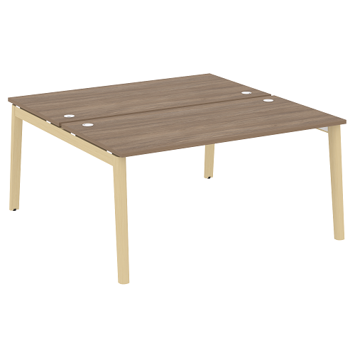 Стол рабочий на 2 рабочих места OW.D.RS-2.4.8, опоры - массив дерева Onix Wood - фото 13