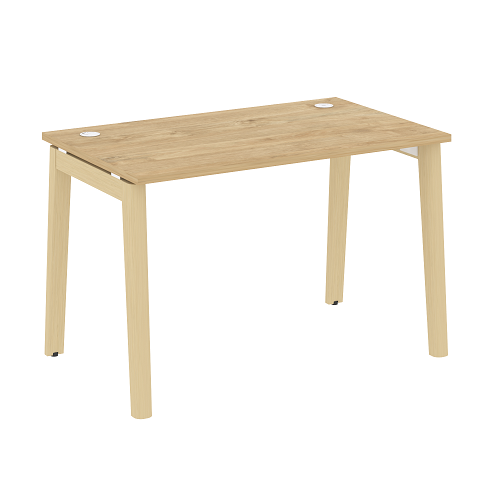 Стол рабочий с 2-мя кабель-каналами и опорами из массива дерева OW.SP-2.7 Onix Wood - фото 12