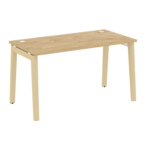 Стол рабочий с 2-мя кабель-каналами и опорами из массива дерева OW.SP-3.7 Onix Wood - фото 12
