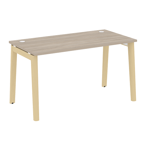 Стол рабочий с 2-мя кабель-каналами и опорами из массива дерева OW.SP-3.7 Onix Wood - фото 10