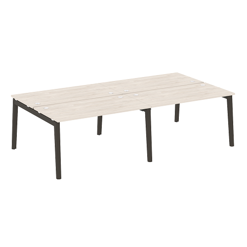 Бенч-система на 4 рабочих места OW.D.RS-4.3.7, опоры - массив дерева Onix Wood - фото 6