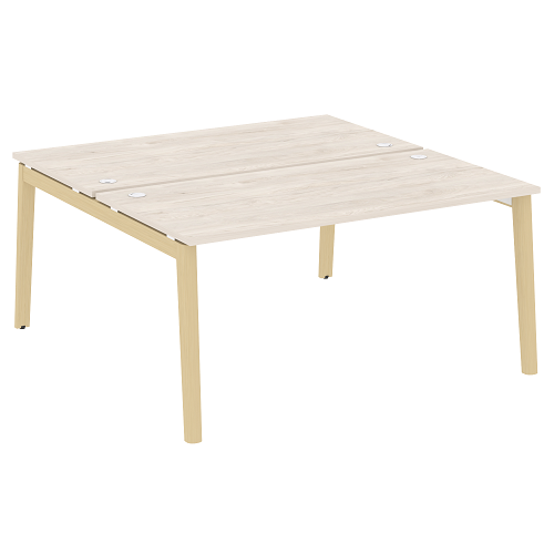 Стол рабочий на 2 рабочих места OW.D.RS-2.4.8, опоры - массив дерева Onix Wood - фото 12