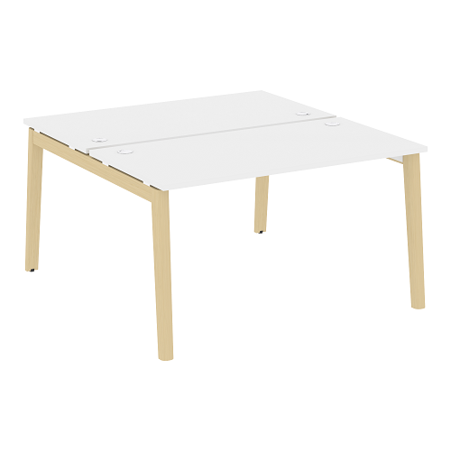 Стол рабочий на 2 рабочих места OW.D.RS-2.3.7, опоры - массив дерева Onix Wood - фото 9