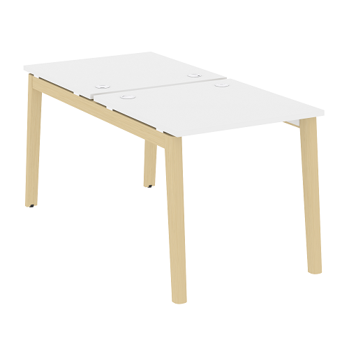 Стол рабочий на 2 рабочих места OW.D.RS-2.0.8, опоры - массив дерева Onix Wood - фото 10