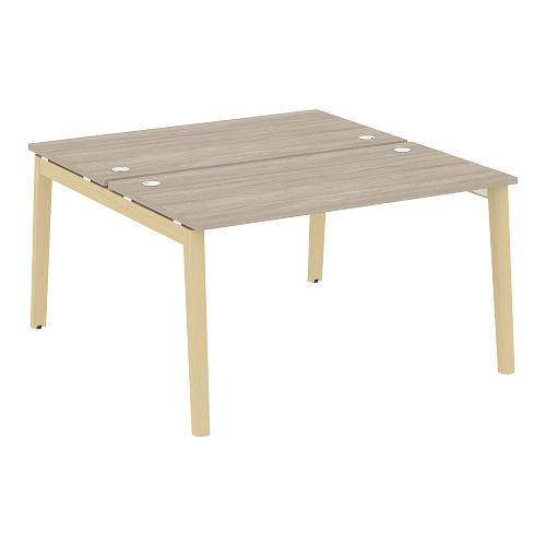 Стол рабочий на 2 рабочих места OW.D.RS-2.3.7, опоры - массив дерева Onix Wood - фото 11