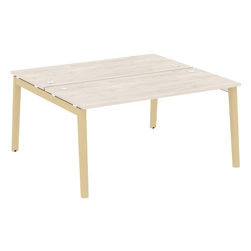 Стол рабочий на 2 рабочих места OW.D.RS-2.4.7, опоры - массив дерева Onix Wood - фото 7