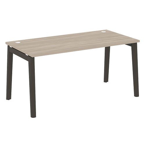 Стол рабочий с 2-мя кабель-каналами и опорами из массива дерева OW.SP-4.8 Onix Wood - фото 7
