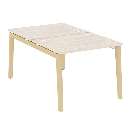 Стол рабочий на 2 рабочих места OW.D.RS-2.1.8 , опоры - массив дерева Onix Wood - фото 11