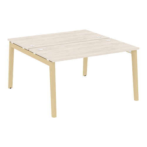 Стол рабочий на 2 рабочих места OW.D.RS-2.3.7, опоры - массив дерева Onix Wood - фото 10