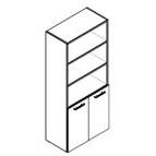 Шкаф полуоткрытый AHC 85/ALD 42-2/AP 85 ALTO