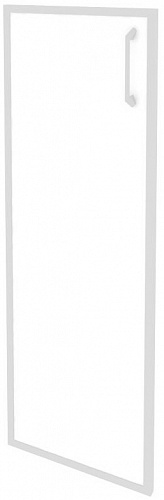 Фасад стекло в раме средний левый O.SR-2(L) white Onix