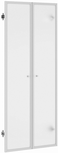 Двери стеклянные в алюминиевой раме низкие EDV411 Edvard