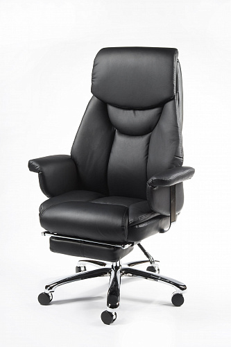 Кресло H-2021  leather black